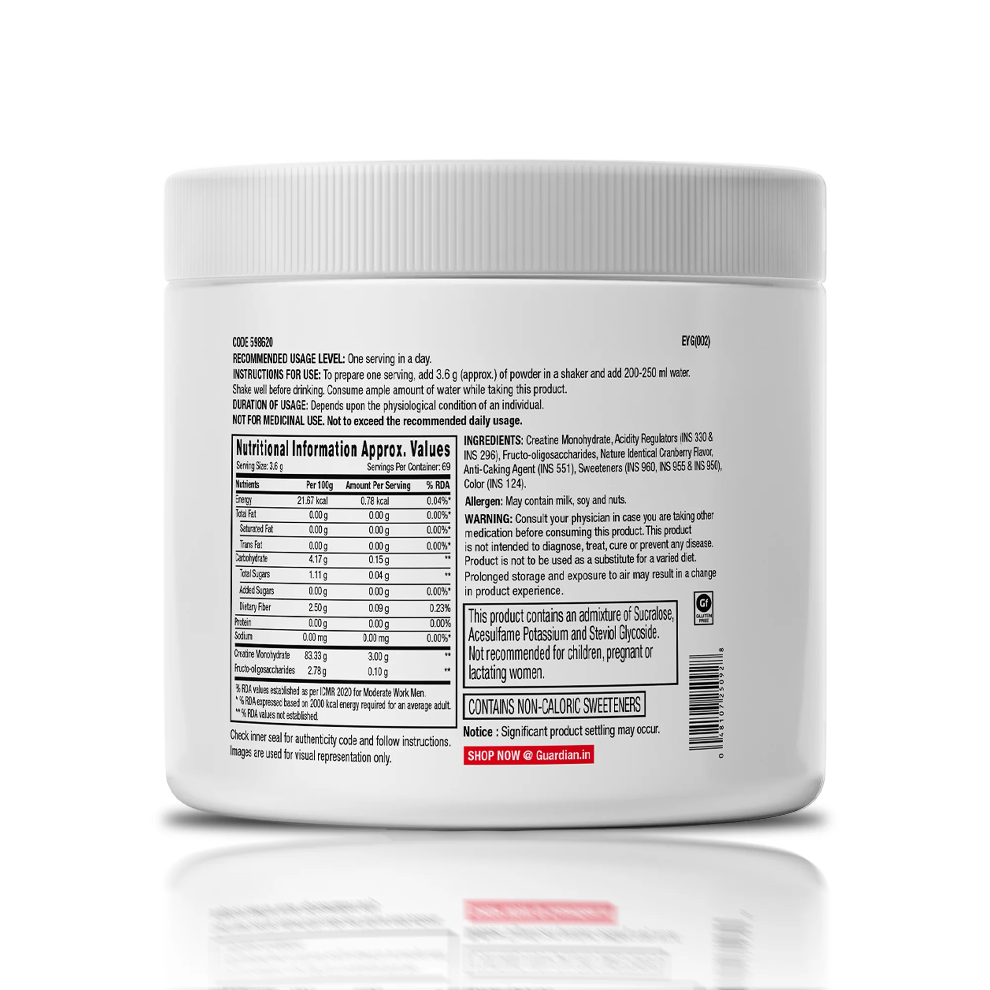 GNC Pro Performance Creatine Monohydrate - Image 80