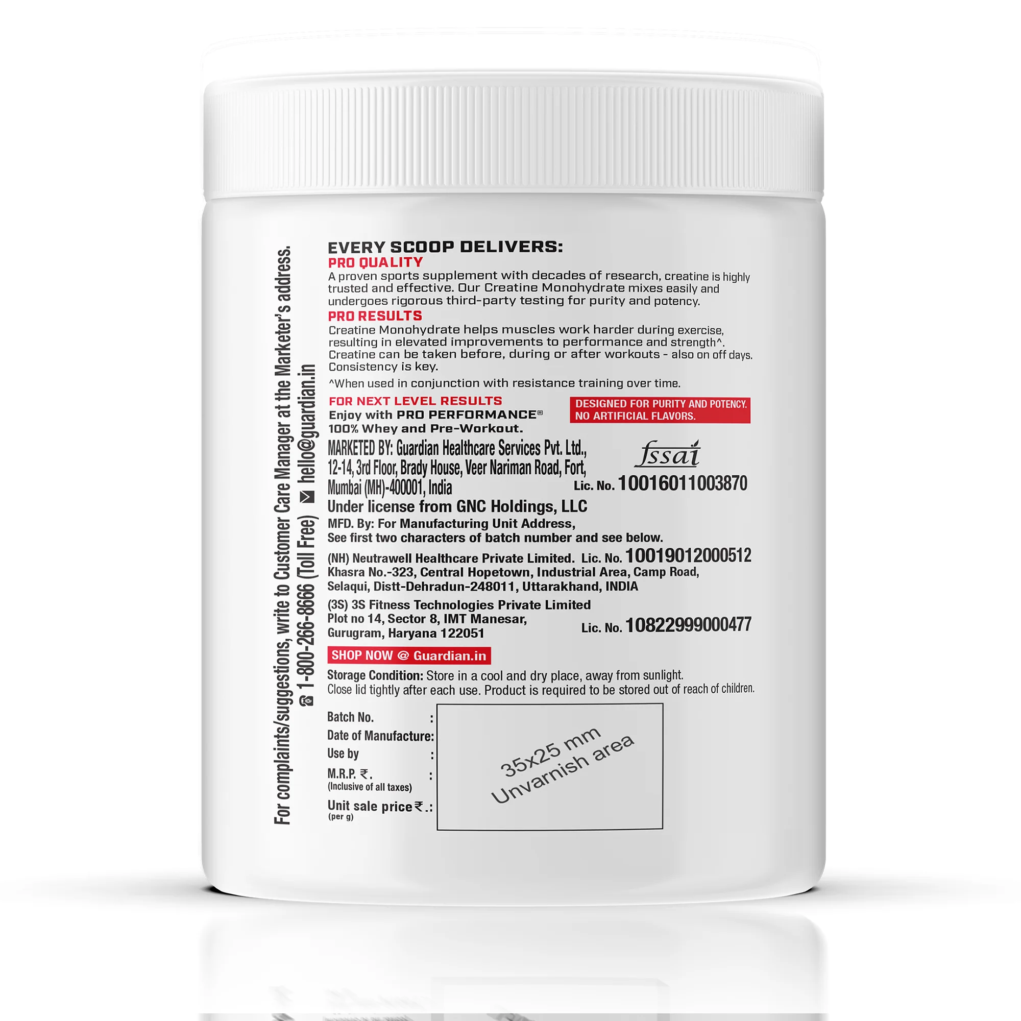 GNC Pro Performance Creatine Monohydrate - Image 107