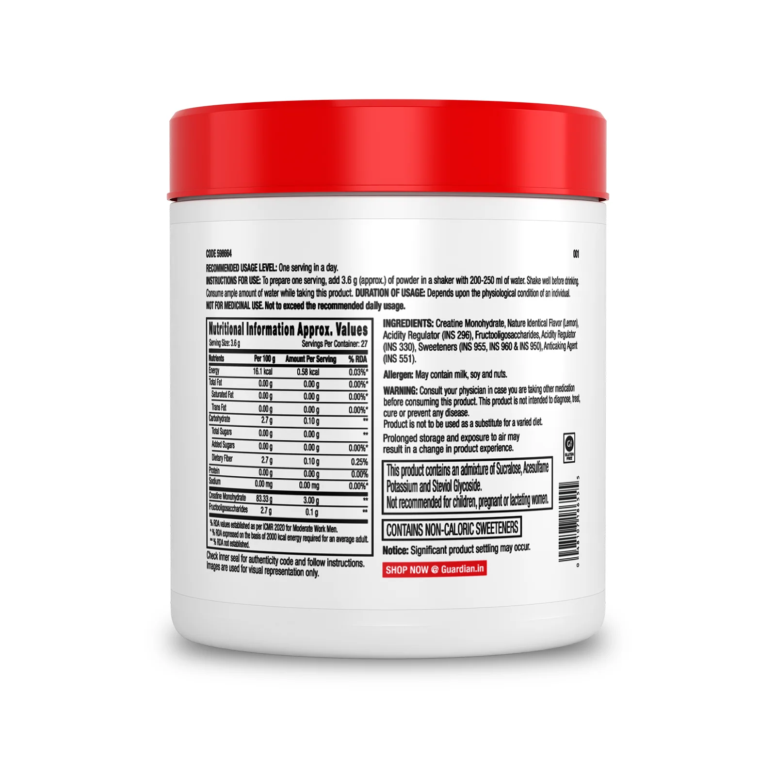 GNC Pro Performance Creatine Monohydrate - Image 136