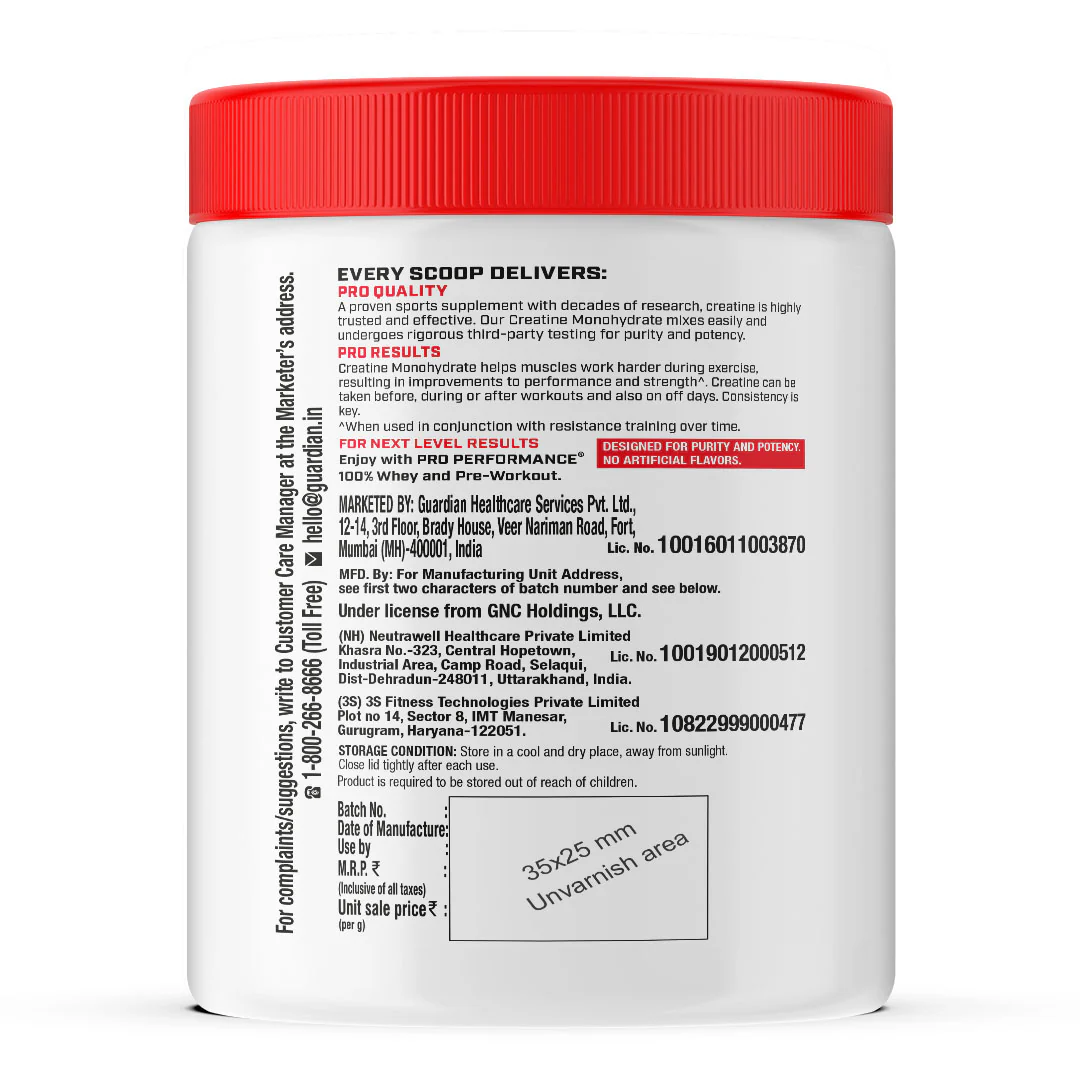 GNC Pro Performance Creatine Monohydrate - Image 138