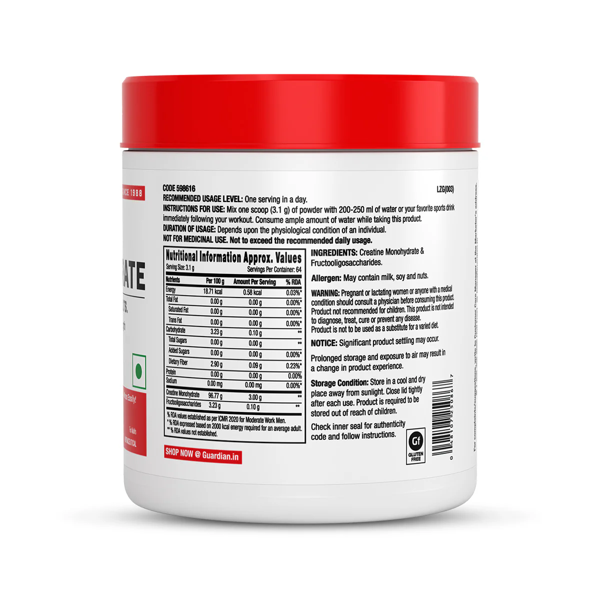 GNC Pro Performance Creatine Monohydrate - Image 16