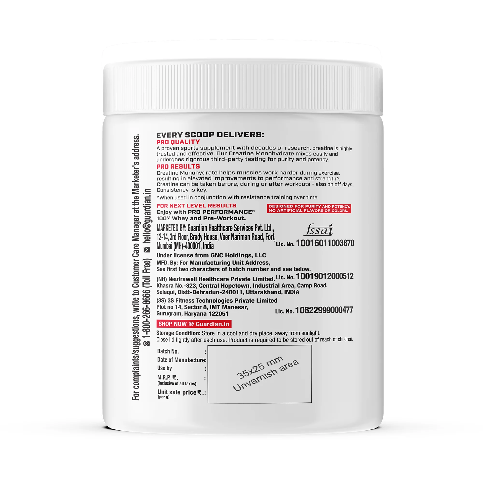 GNC Pro Performance Creatine Monohydrate - Image 33