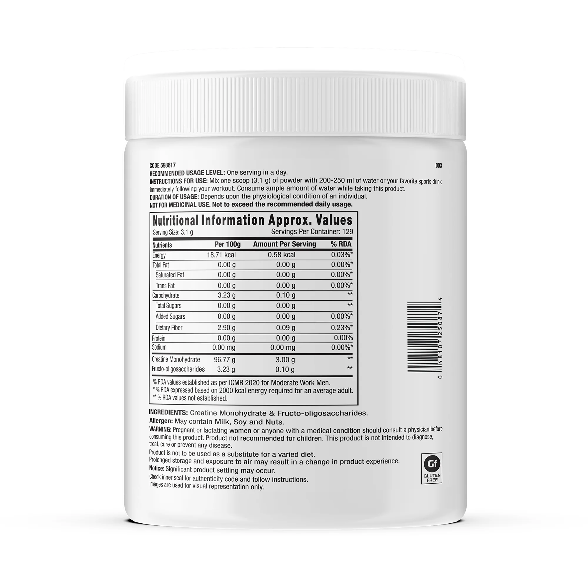 GNC Pro Performance Creatine Monohydrate - Image 34