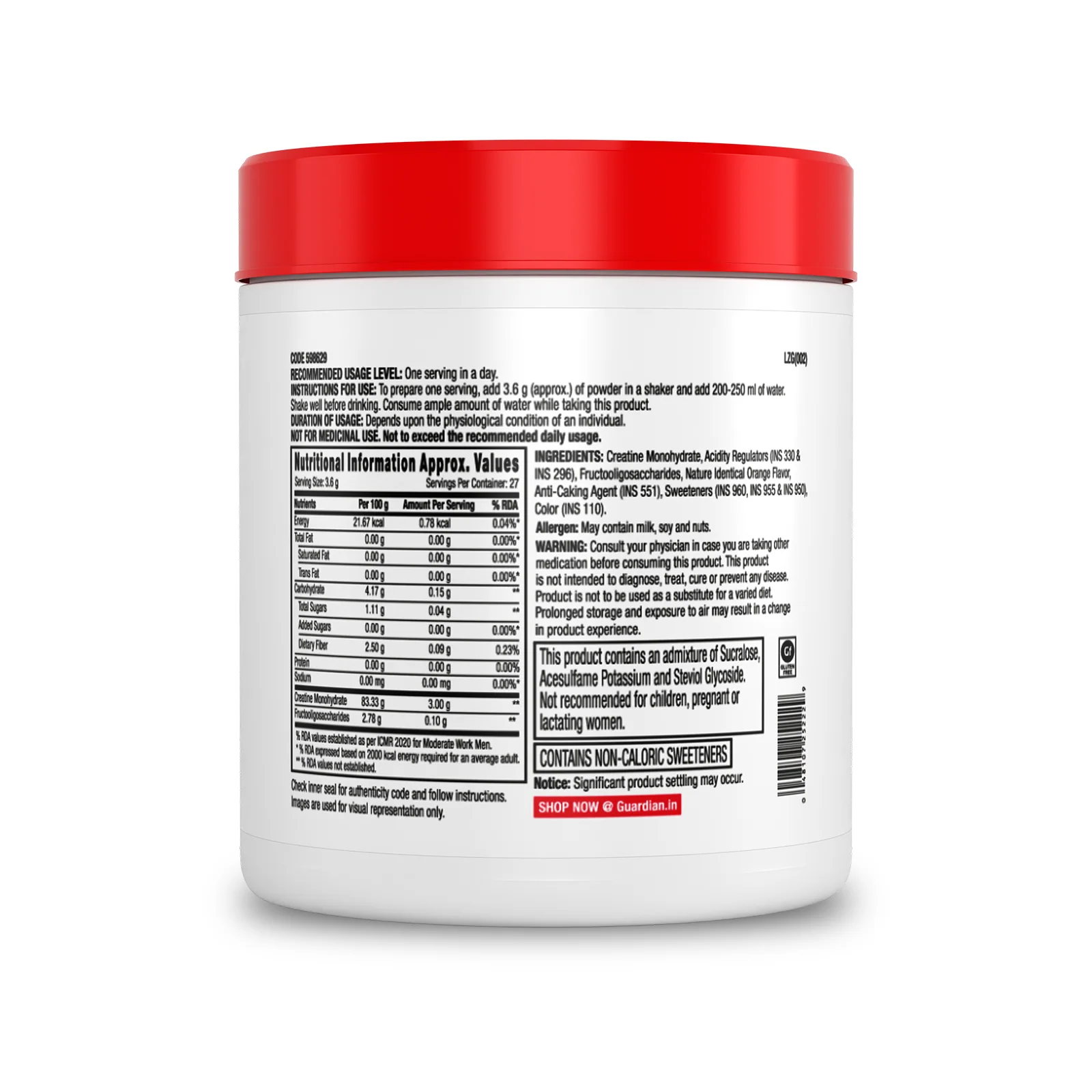 GNC Pro Performance Creatine Monohydrate - Image 44