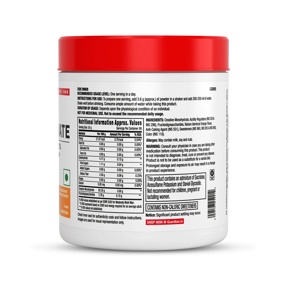 GNC Pro Performance Creatine Monohydrate - Image 77