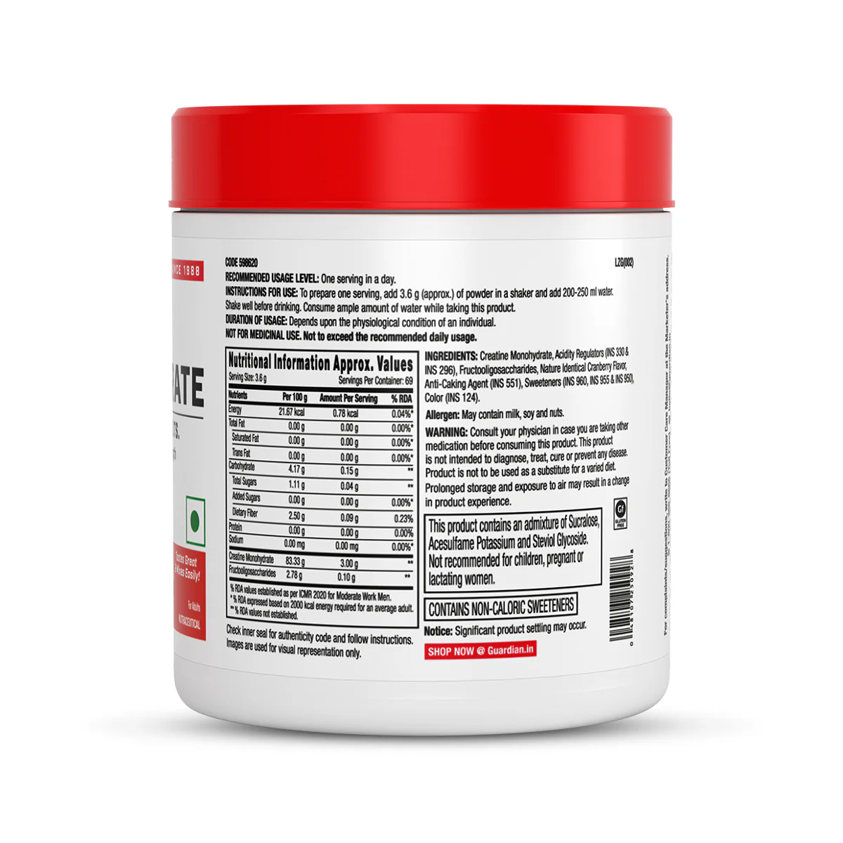 GNC Pro Performance Creatine Monohydrate - Image 99