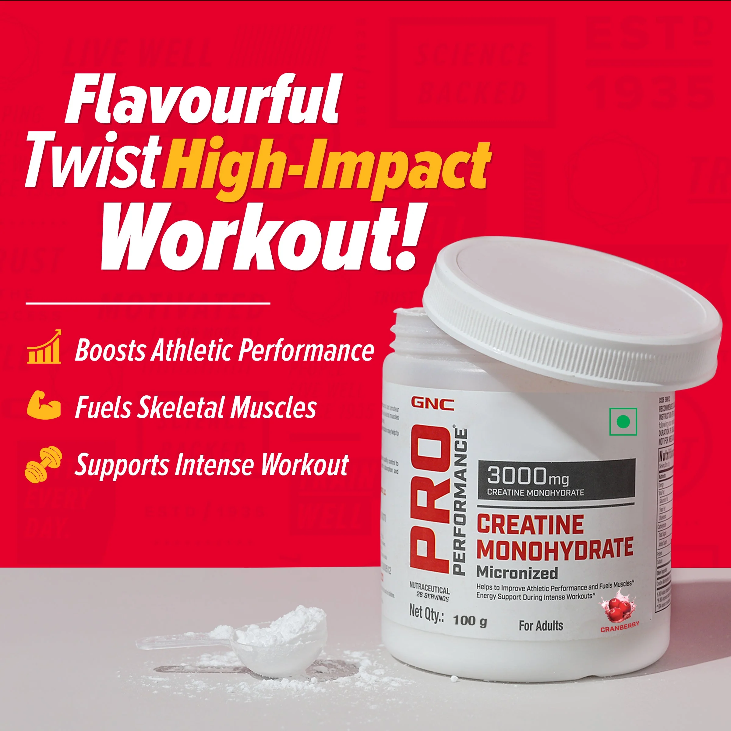 GNC Pro Performance Creatine Monohydrate Combo - Image 44