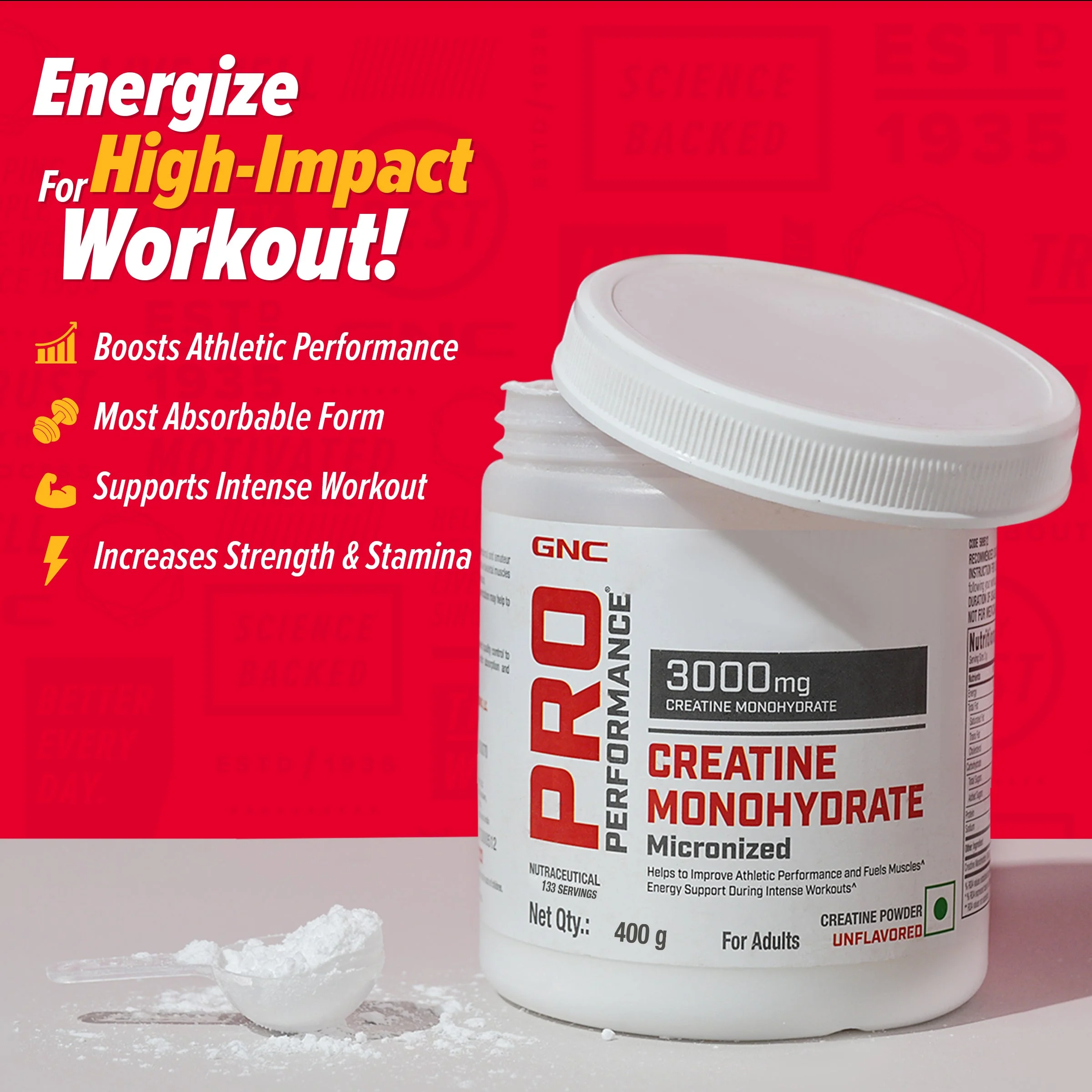 GNC Pro Performance Creatine Monohydrate Combo - Image 49