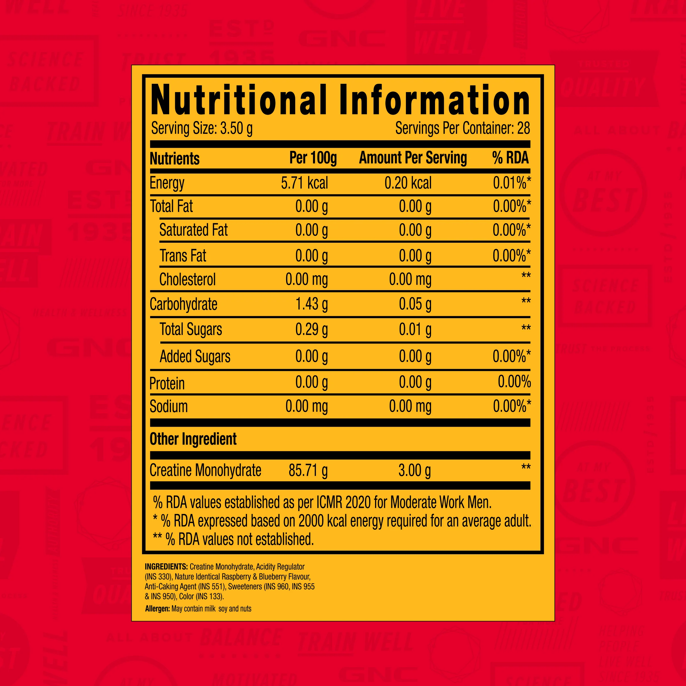 GNC Pro Performance Creatine Monohydrate Combo - Image 81