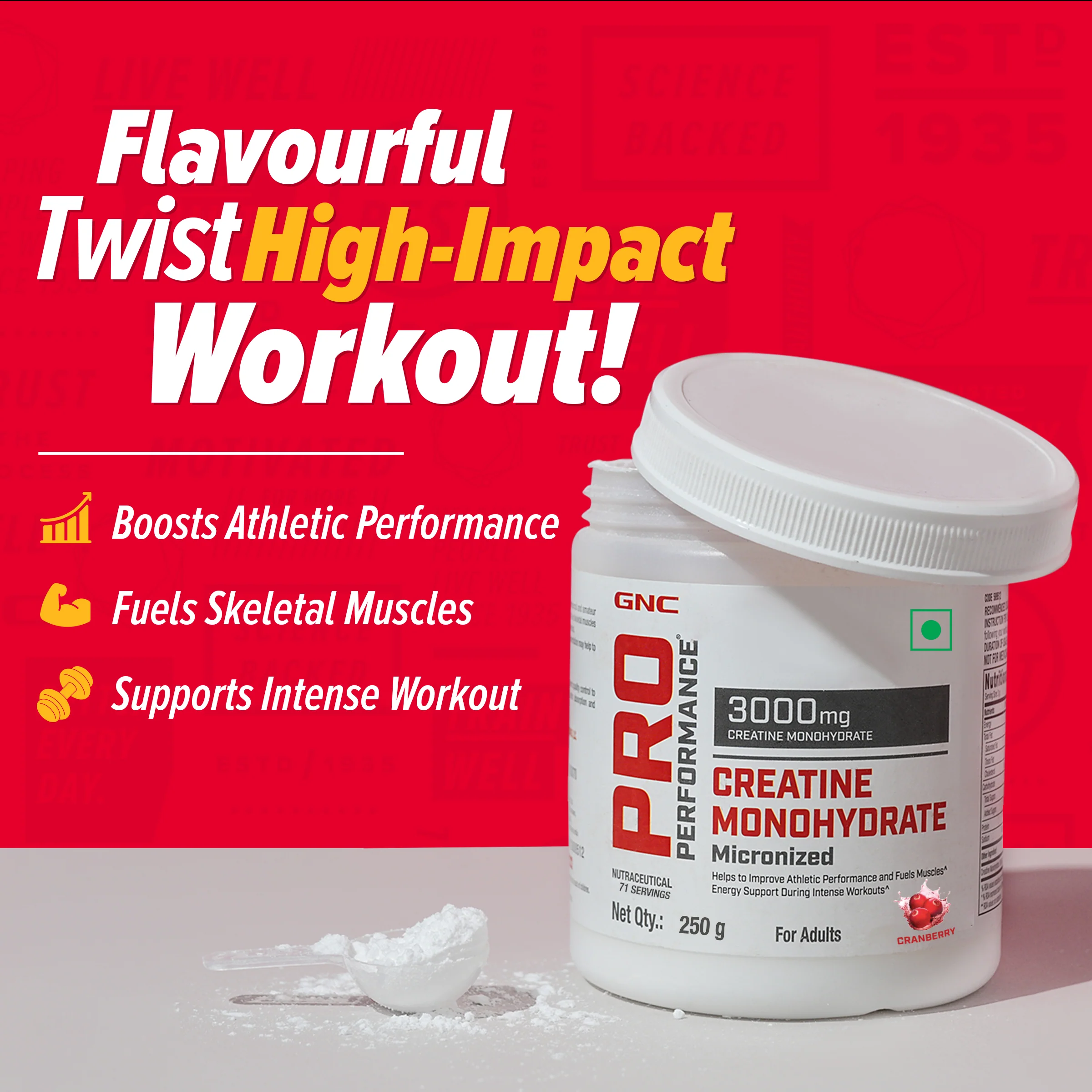 GNC Pro Performance Creatine Monohydrate Combo - Image 90