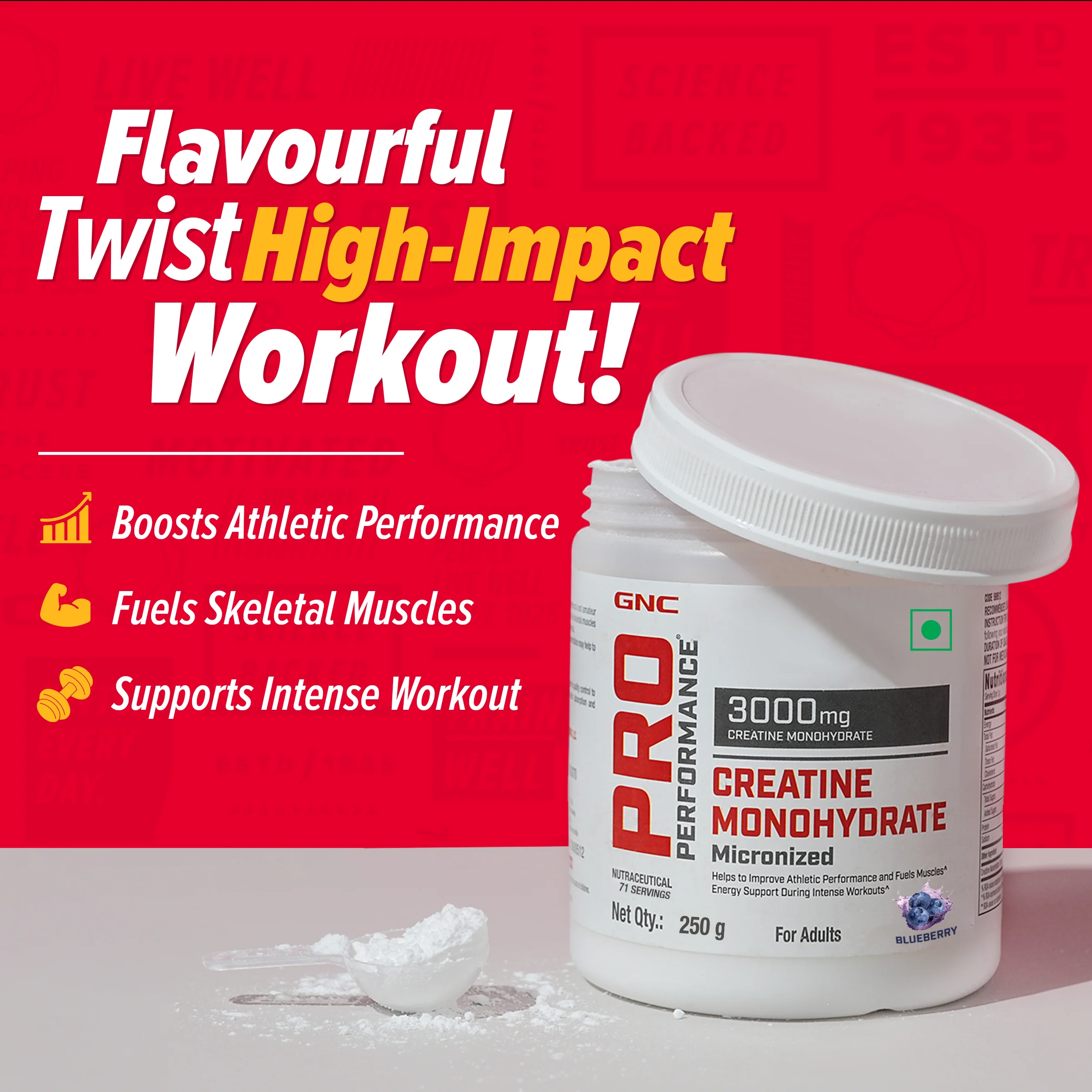 GNC Pro Performance Creatine Monohydrate Combo - Image 99