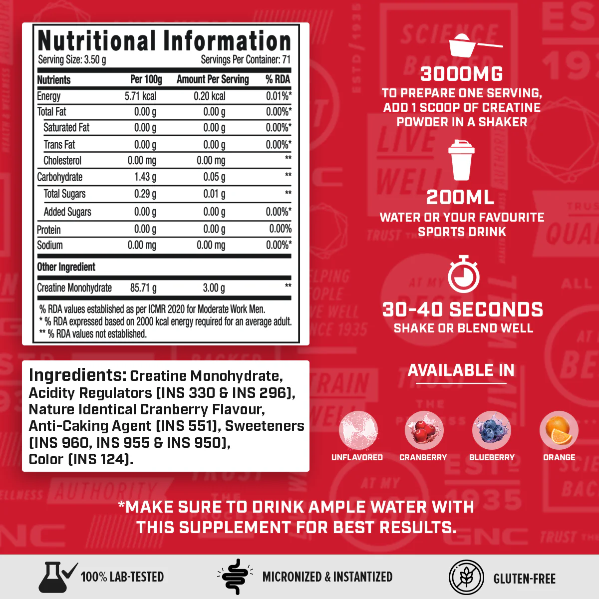 Creatine Monohydrate - Image 2