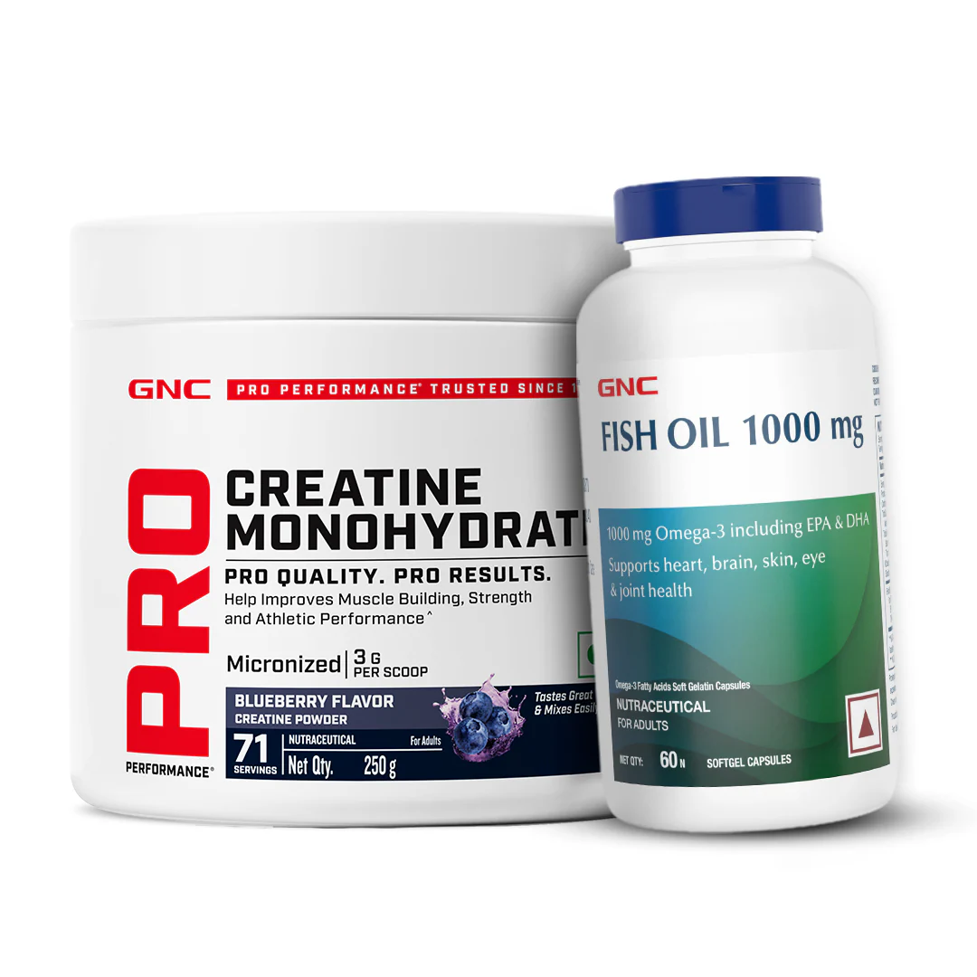 GNC Pro Performance Creatine Monohydrate with Fish Oil 1000mg - Image 6
