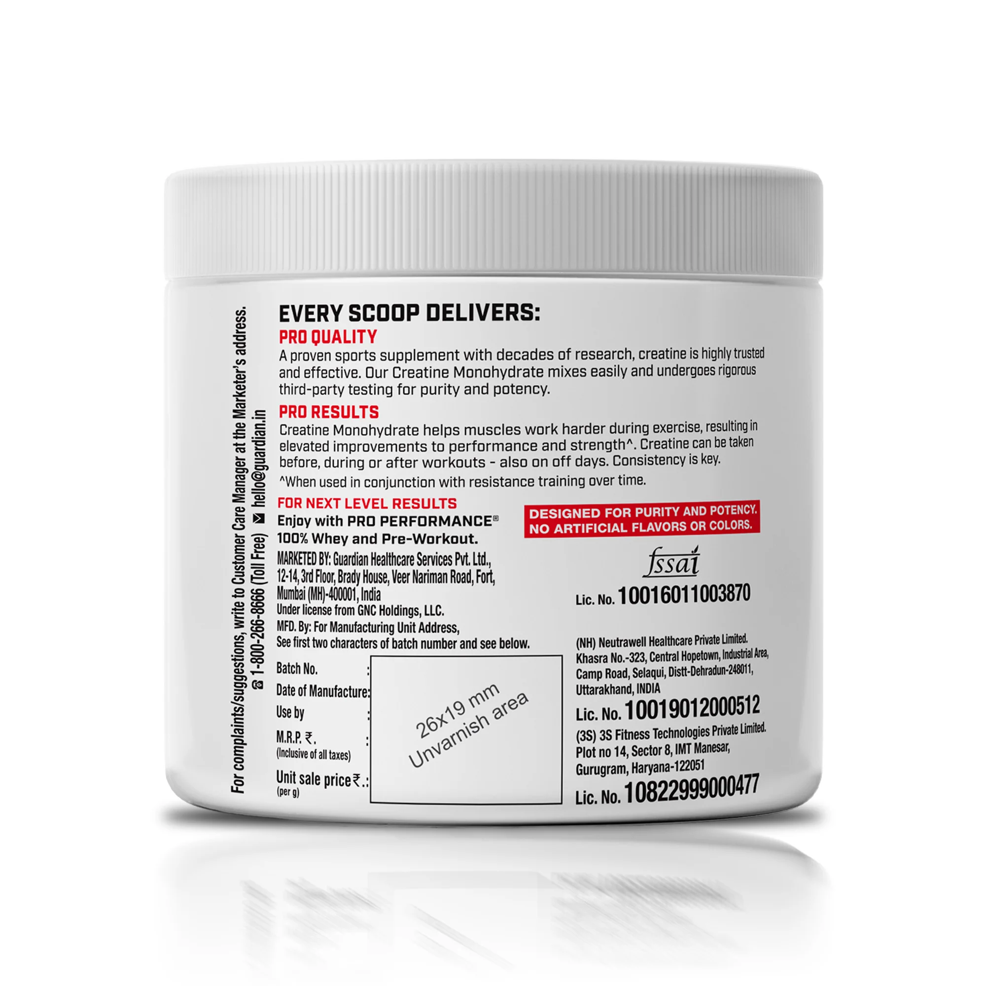 GNC Pro Performance Creatine Monohydrate with Shaker - Image 48