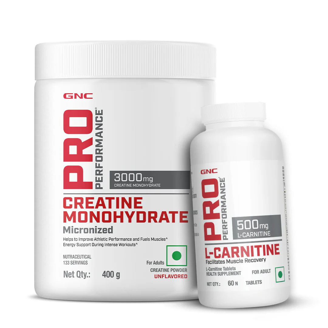 GNC Pro Performance Creatine Monohydrate with L-Carnitine Tablets 500mg - Image 2
