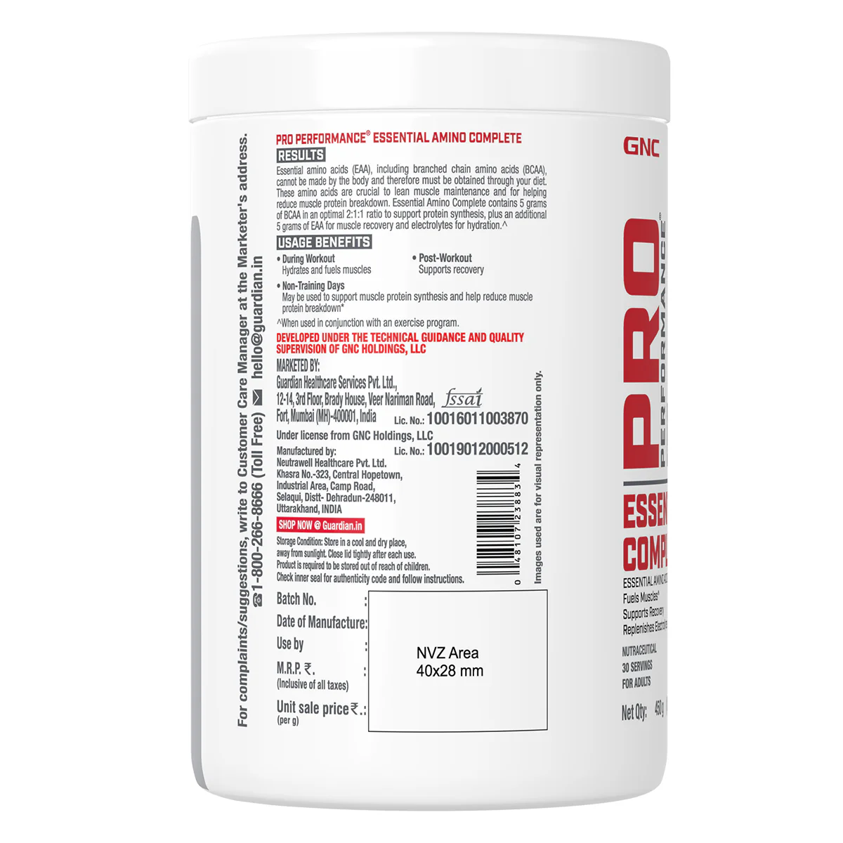 GNC Pro Performance Essential Amino Complete - Image 7