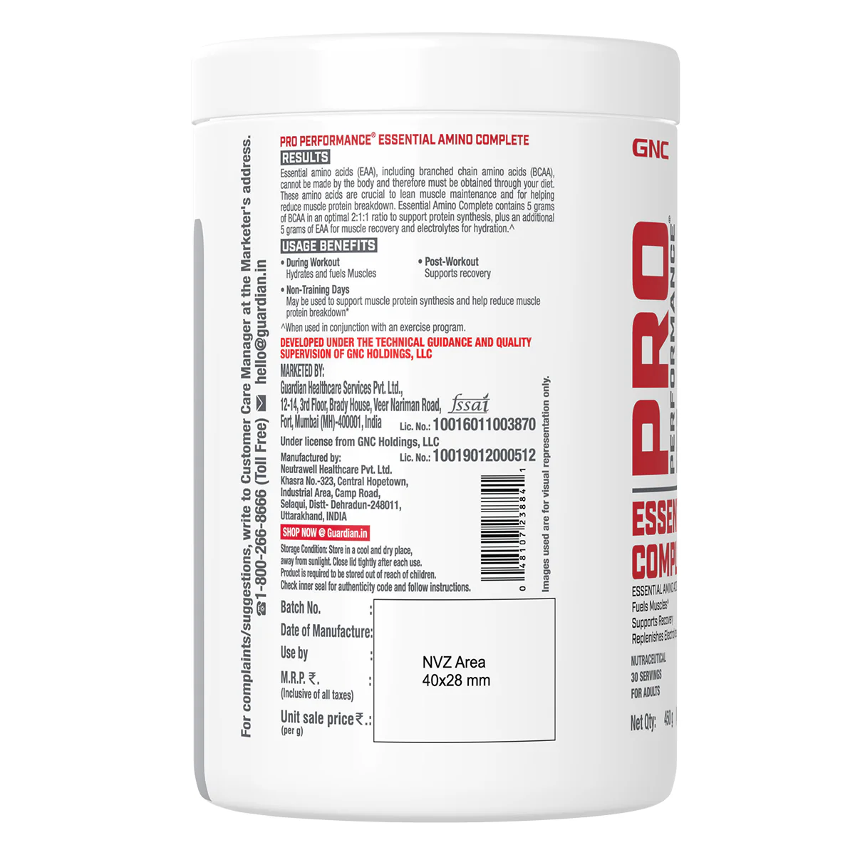 GNC Pro Performance Essential Amino Complete - Image 9
