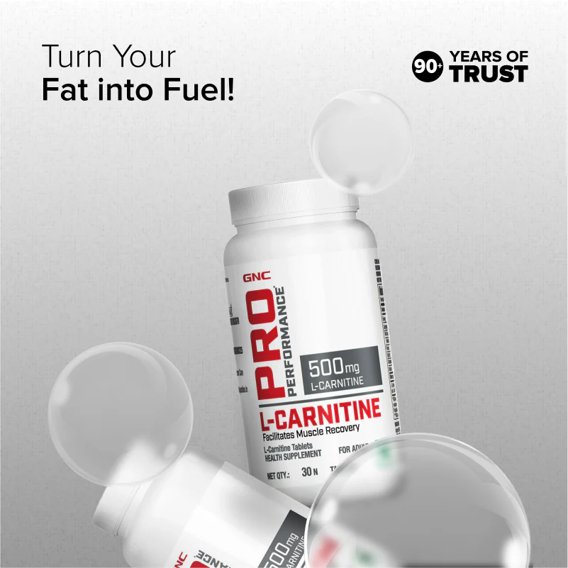 GNC Pro Performance L-Carnitine Tablets 500mg - Image 3