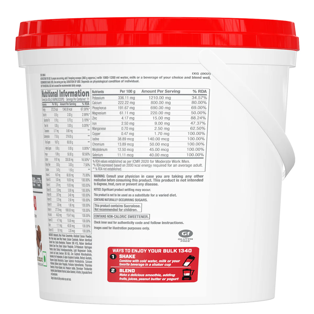GNC Pro Performance Powder Bulk 1340 - Image 10