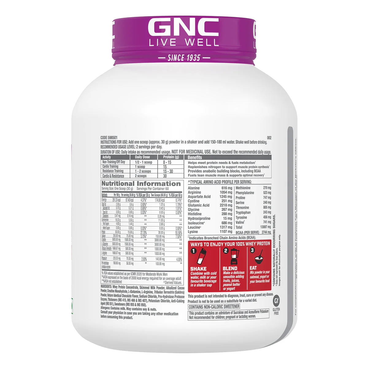 GNC Pro Performance Power Protein 2lbs - Image 16
