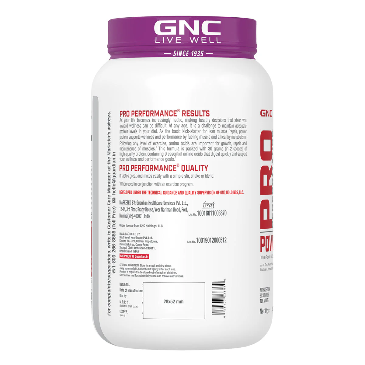 GNC Pro Performance Power Protein 2lbs - Image 25