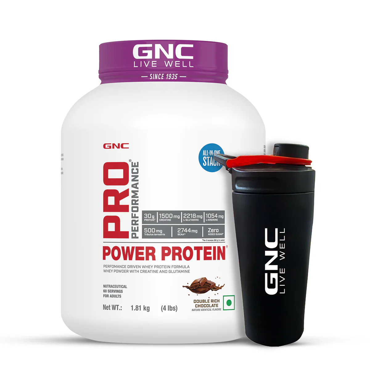 GNC Pro Performance Power Protein - with Shaker - Image 7