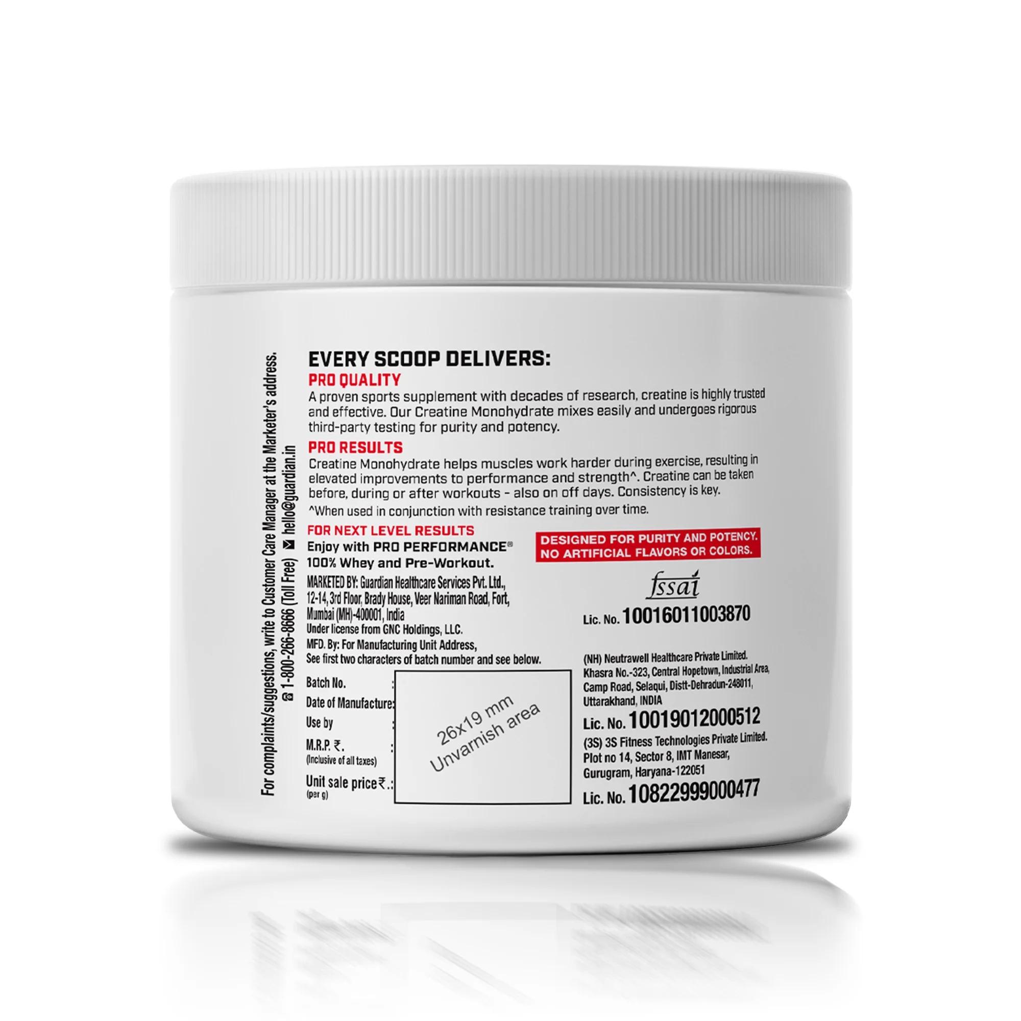 GNC Pro Performance Creatine Monohydrate with Shaker - Image 15