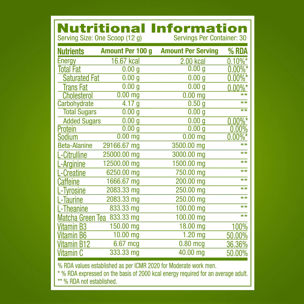 GNC Pro Performance Pre-Workout + Creatine 100 gms - Image 23