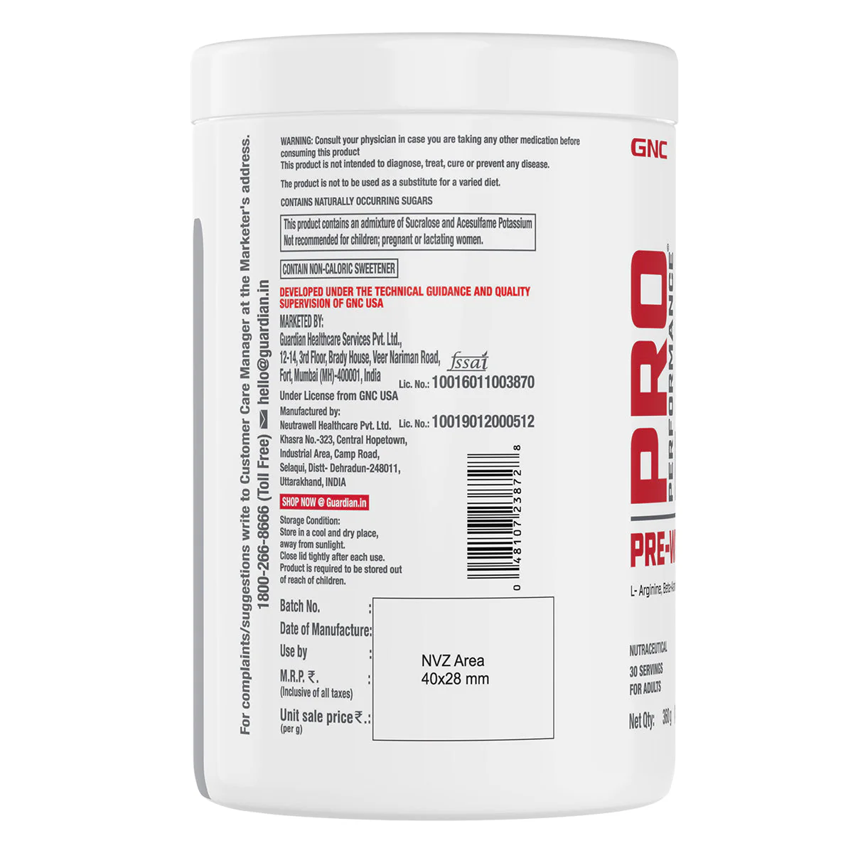 GNC Pro Performance Pre-Workout - Image 9