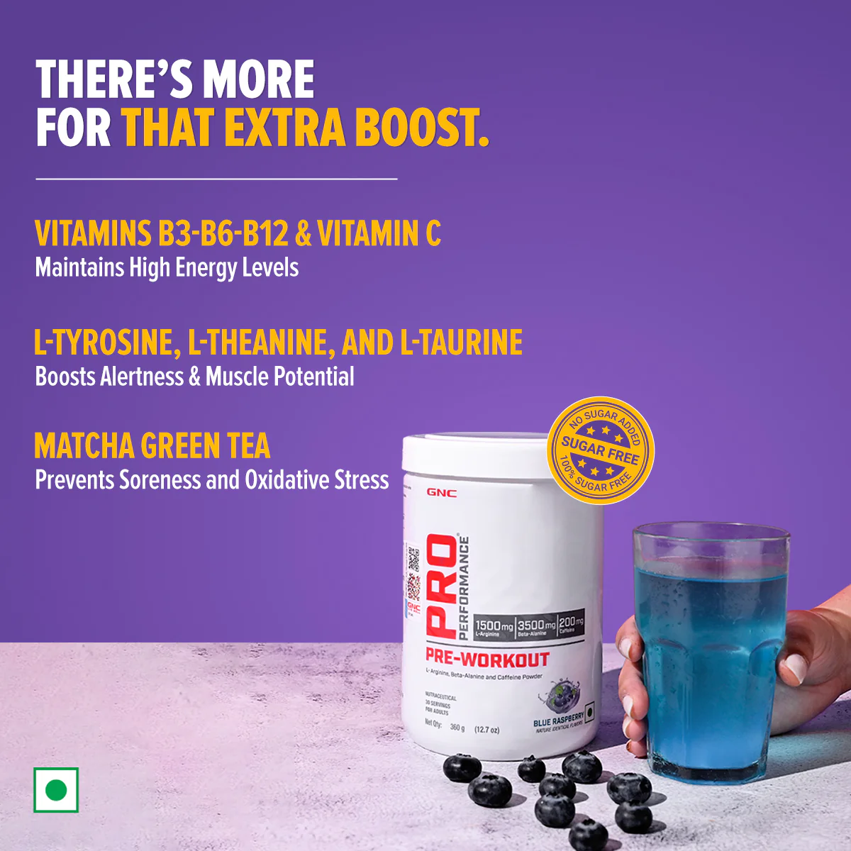 GNC Pro Performance Pre-Workout (Green Apple) - Image 11