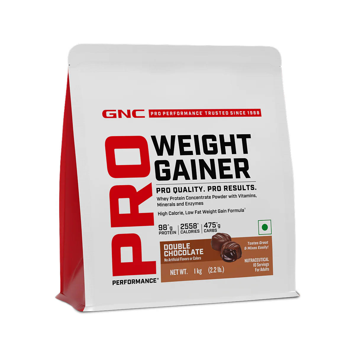 GNC Pro Performance Weight Gainer 1kg gainer Double Chocolate - Image 10