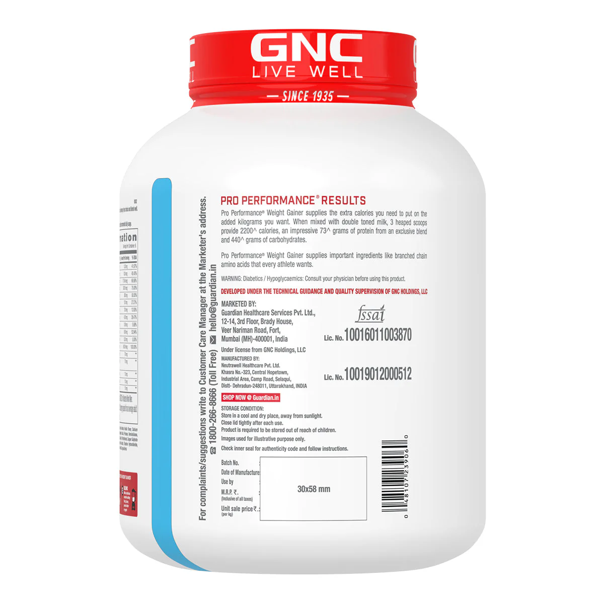 GNC Pro Performance Weight Gainer 3KG Double Chocolate - Image 12