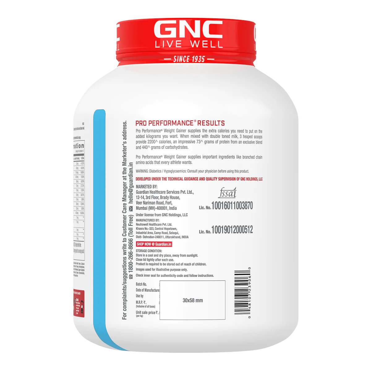 GNC Pro Performance Weight Gainer 3KG with Shaker - Image 11