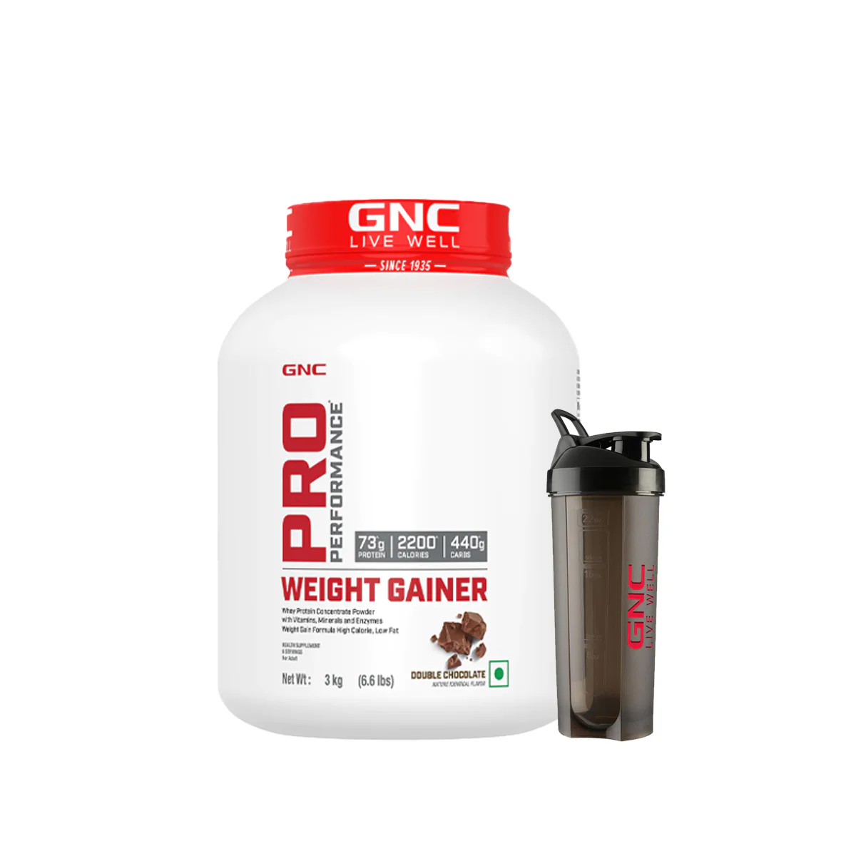 GNC Pro Performance Weight Gainer 3KG with Shaker - Image 5