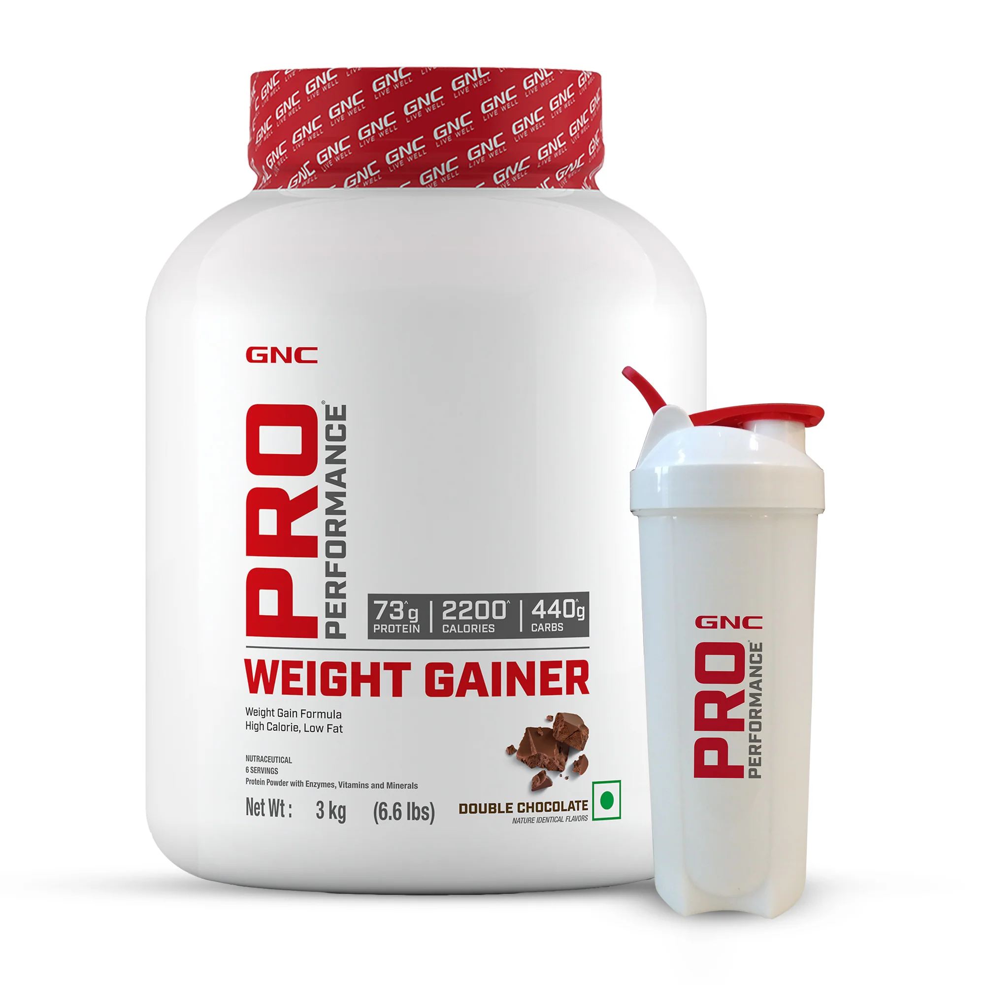 GNC Pro Performance Weight Gainer 3KG with Shaker - Image 6