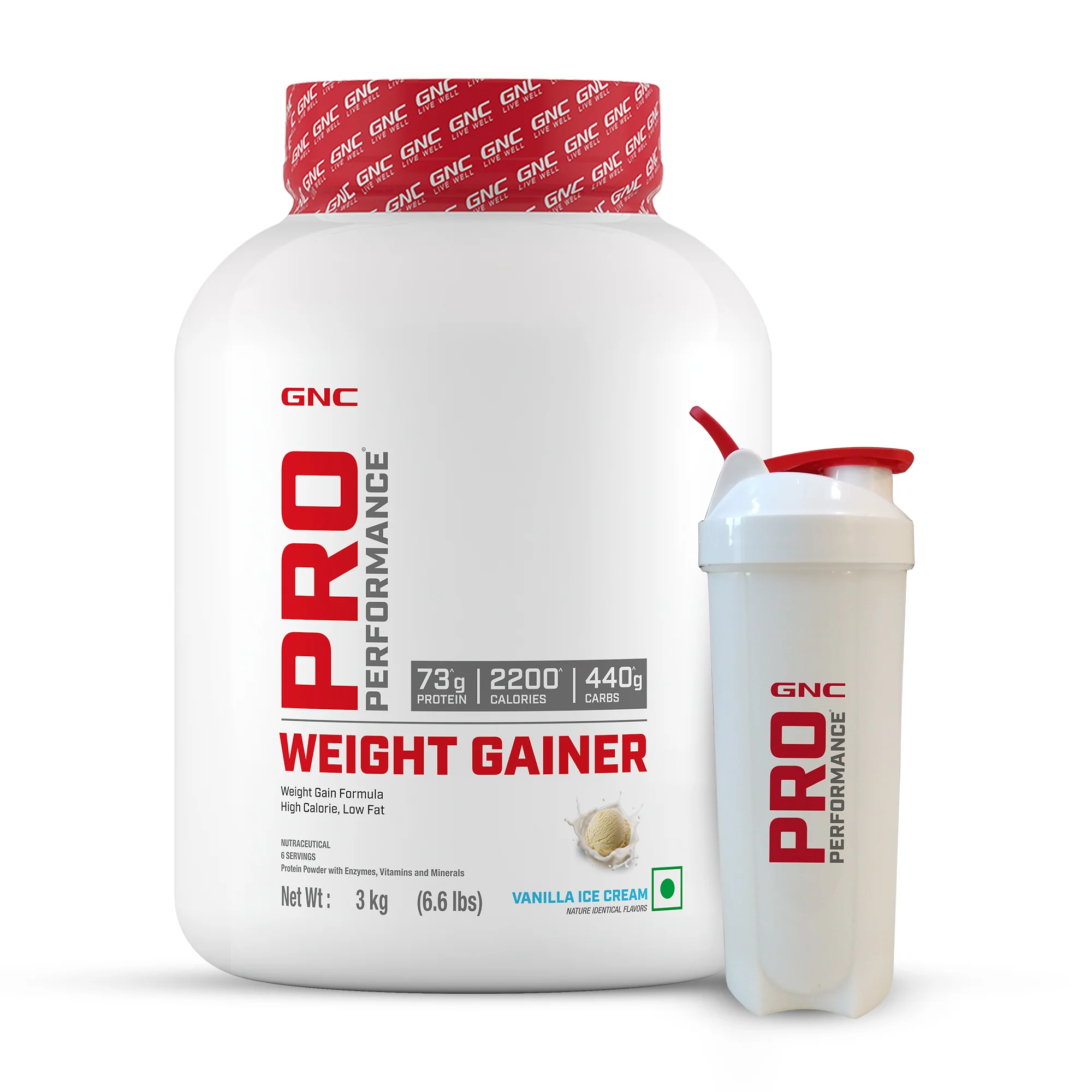GNC Pro Performance Weight Gainer 3KG with Shaker - Image 8