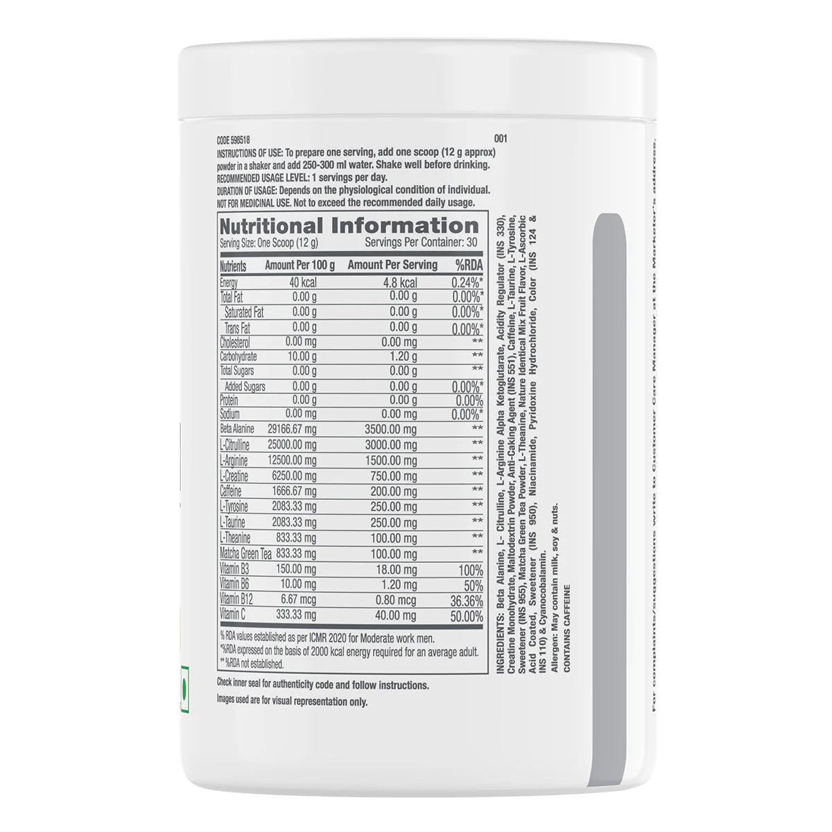 GNC Pro Performance Pre-Workout| Expiry - 2025-04-30 - Image 6