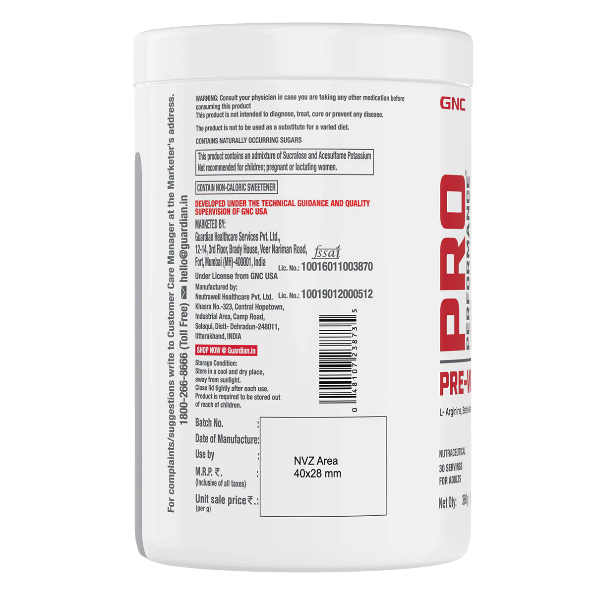 GNC Pro Performance Pre-Workout| Expiry - 2025-04-30 - Image 7
