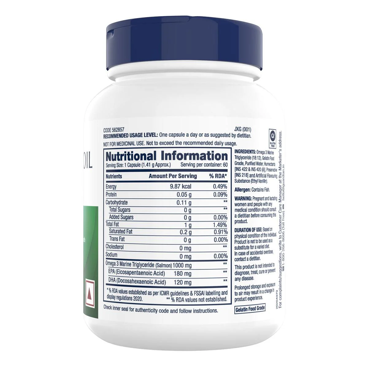 GNC Salmon Oil 1000mg - Image 8