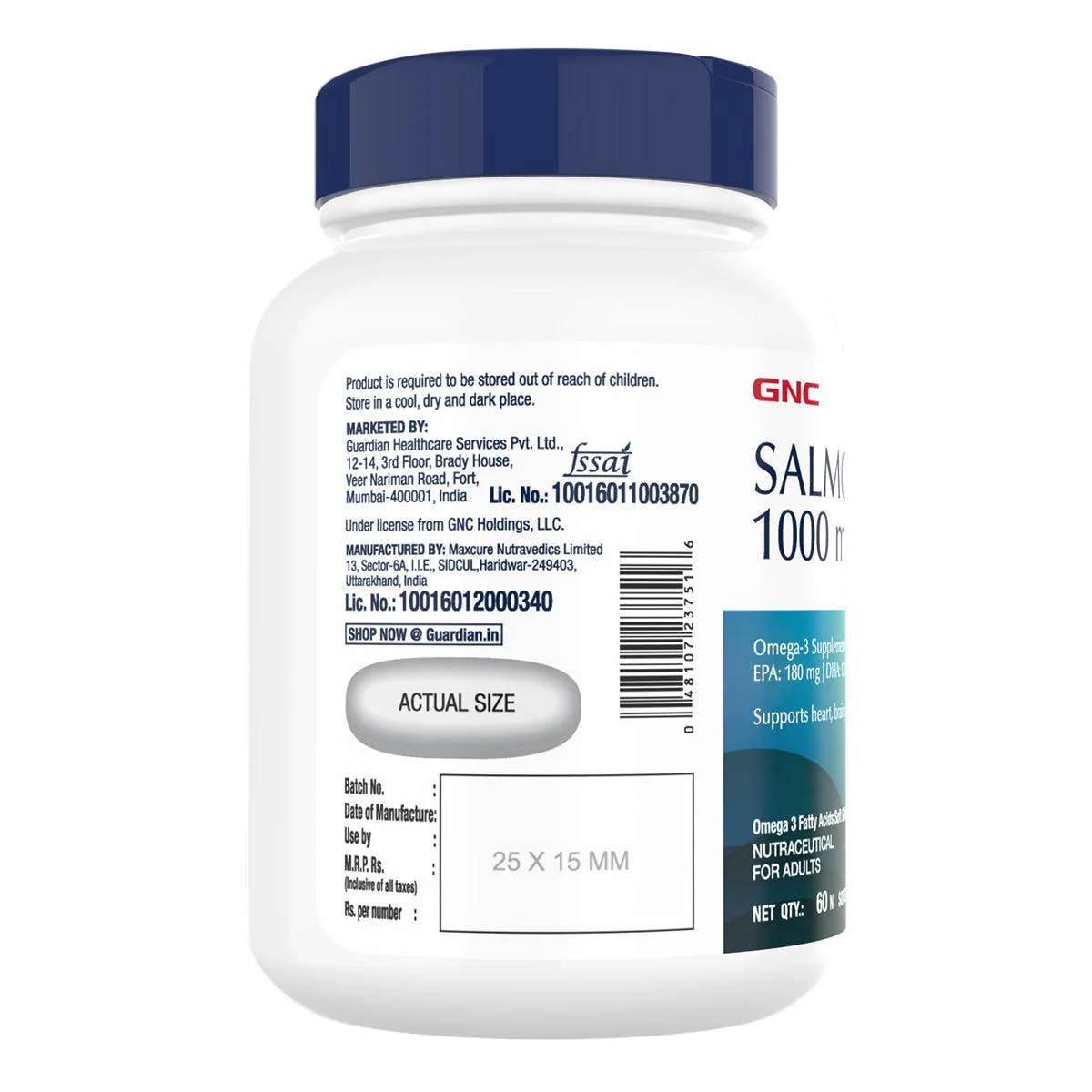GNC Salmon Oil 1000mg - Image 9