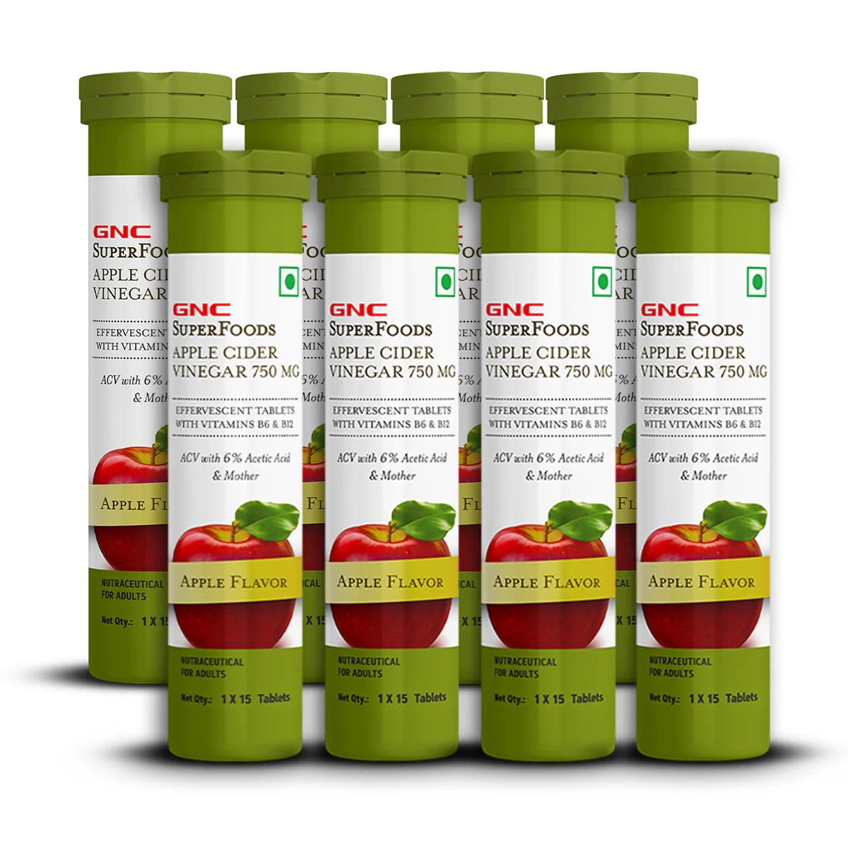GNC Super Foods Apple Cider Vinegar 750mg - Image 3