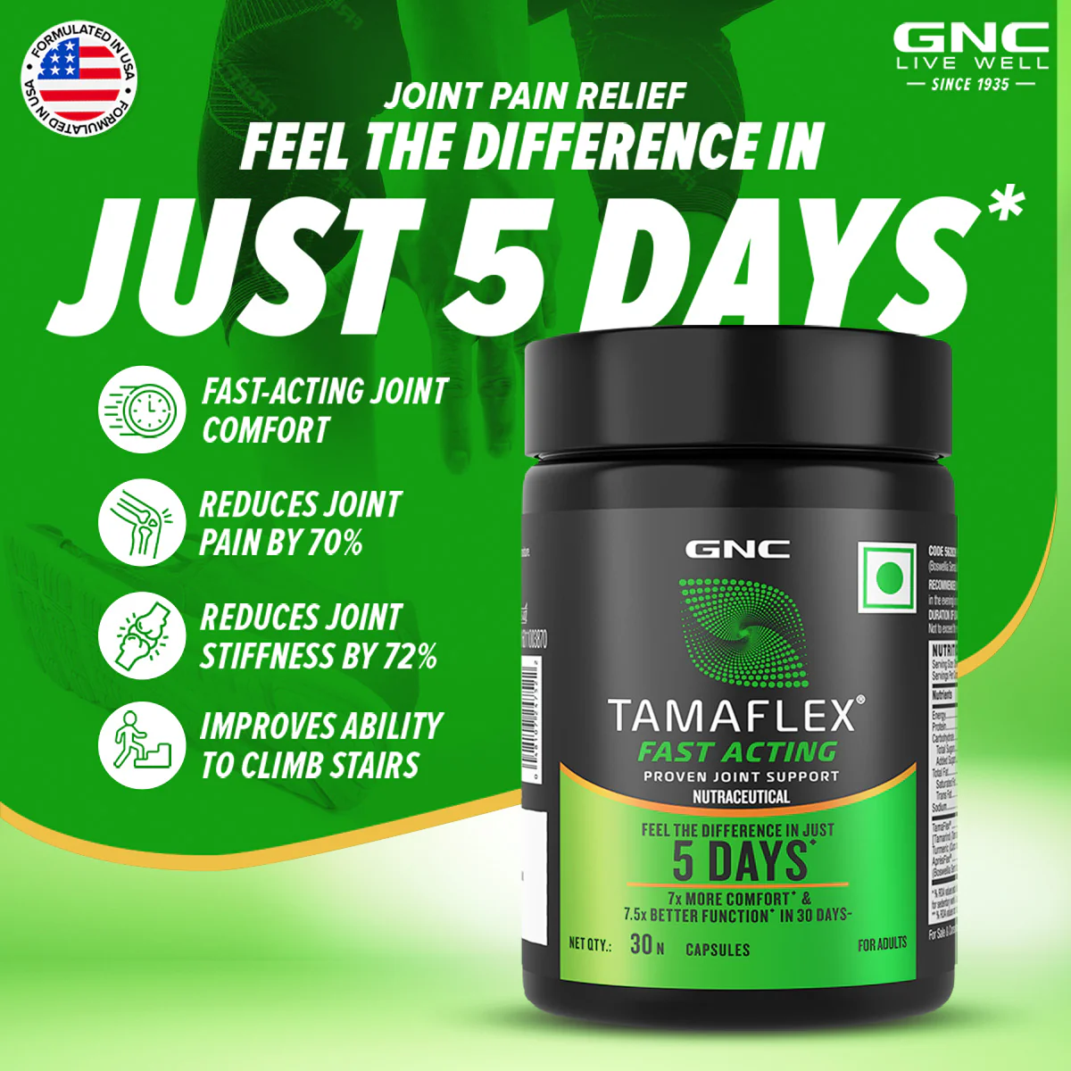 GNC TamaFlex Fast Acting - Clearance Sale - Image 2