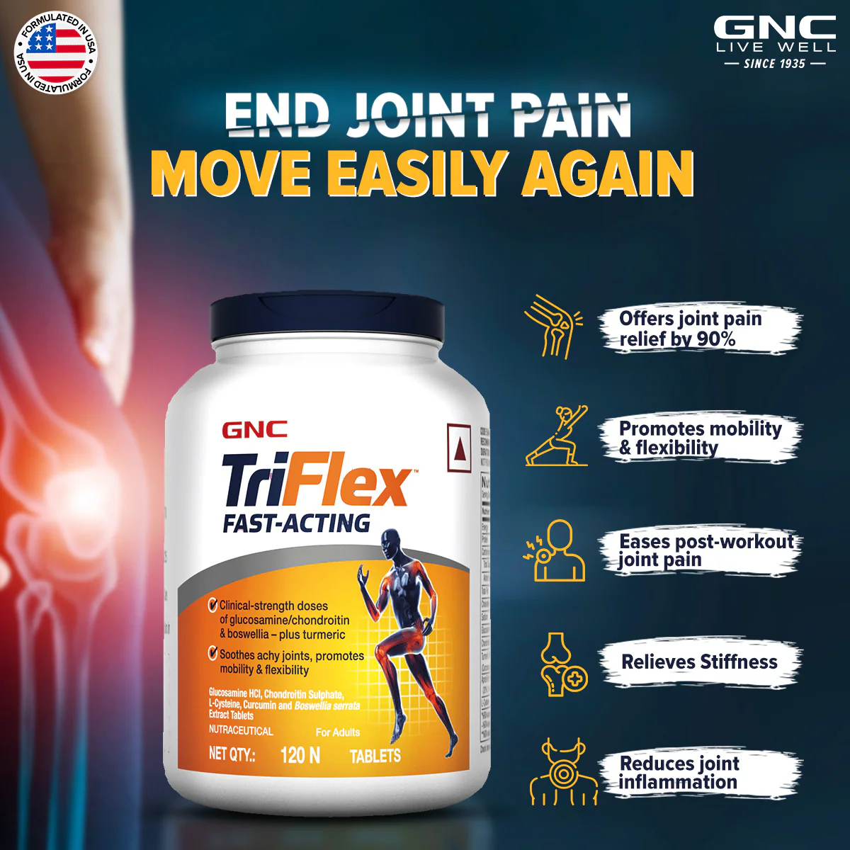 GNC TriFlex Fast-Acting - Clearance Sale - Image 3