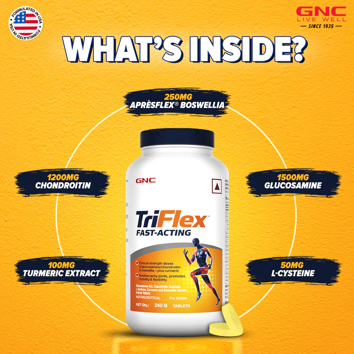 GNC TriFlex Fast-Acting - Clearance Sale - Image 6