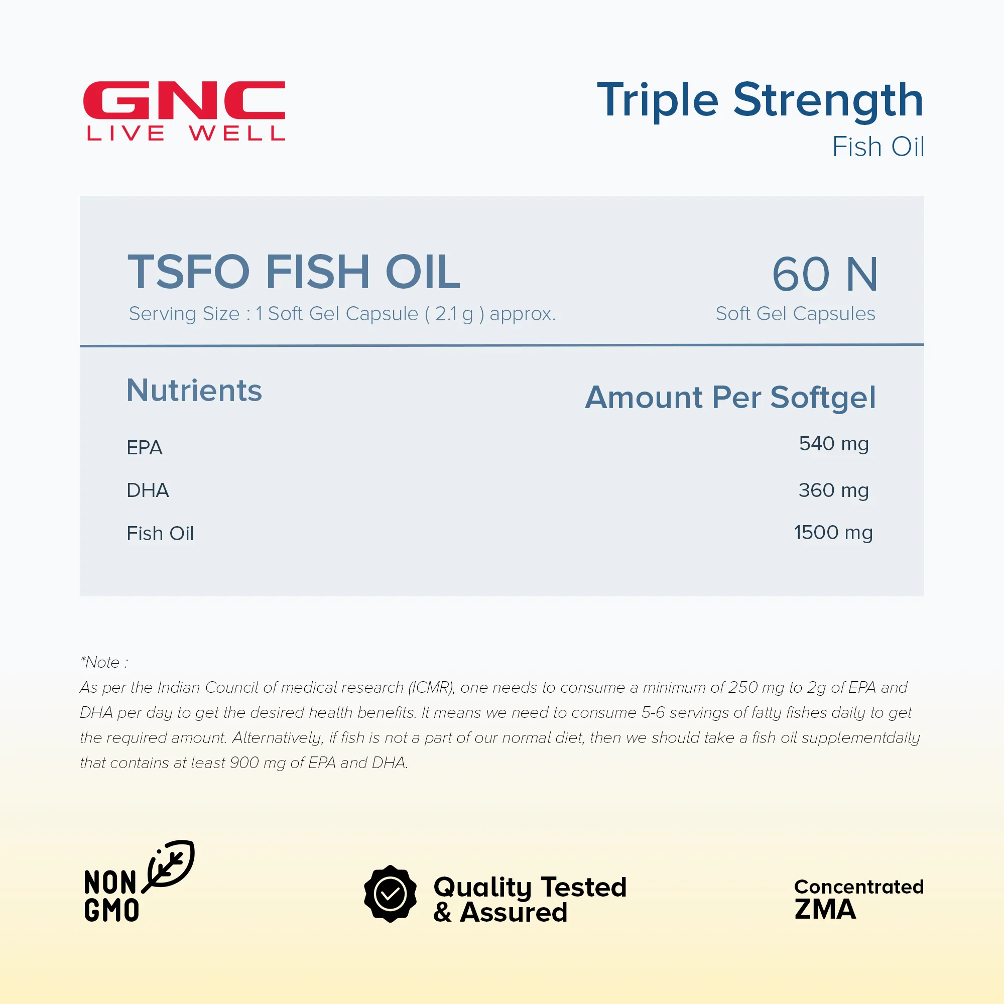 GNC Triple Strength Fish Oil - Image 20