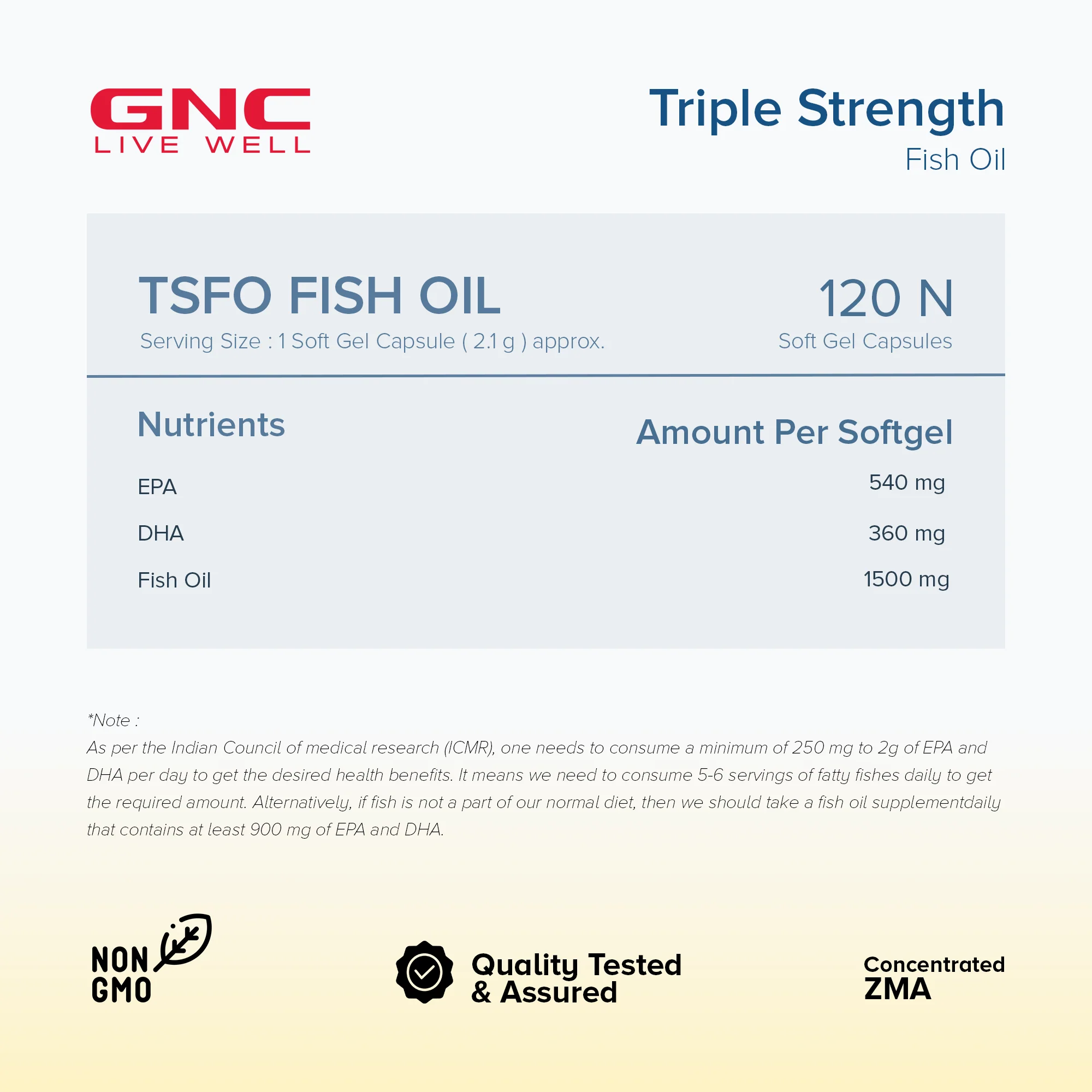 GNC Triple Strength Fish Oil - Image 30