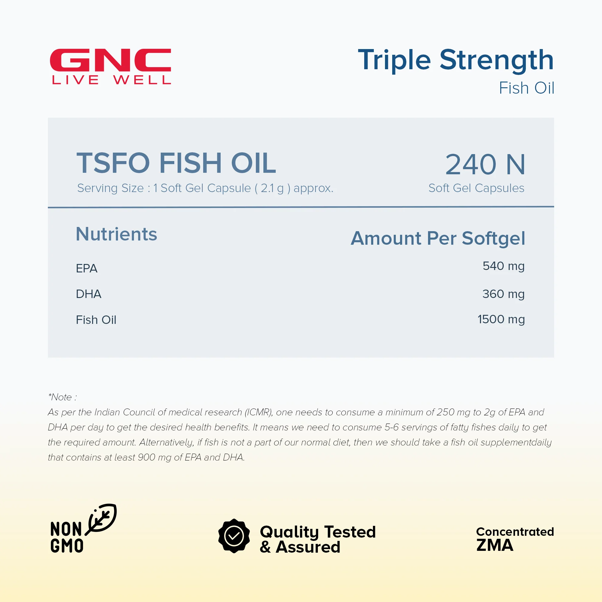 GNC Triple Strength Fish Oil - Image 41