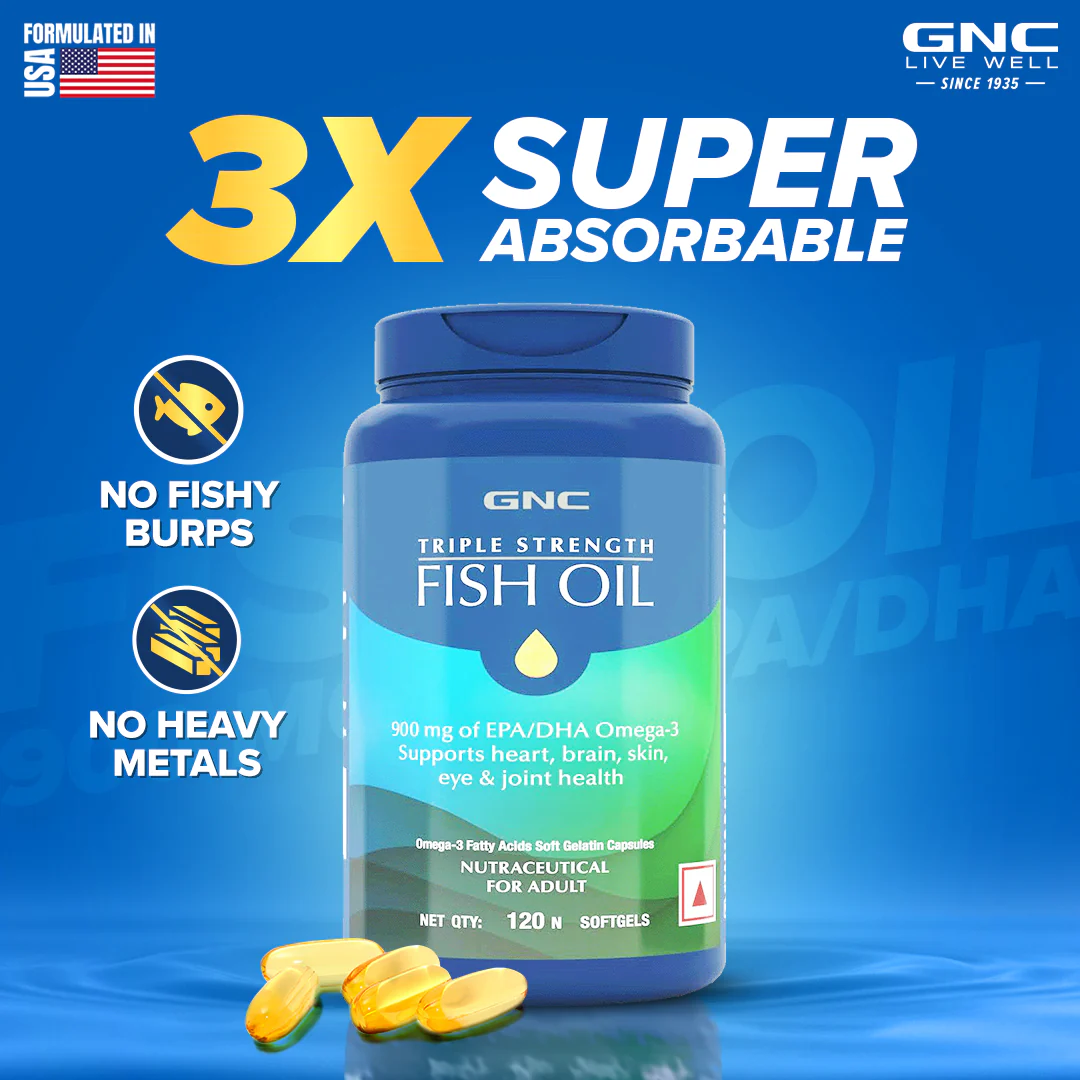 GNC Triple Strength Fish Oil - Image 11