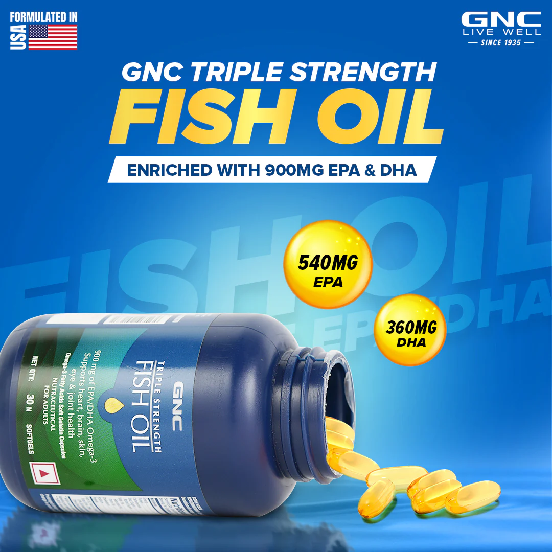 GNC Triple Strength Fish Oil - Image 5
