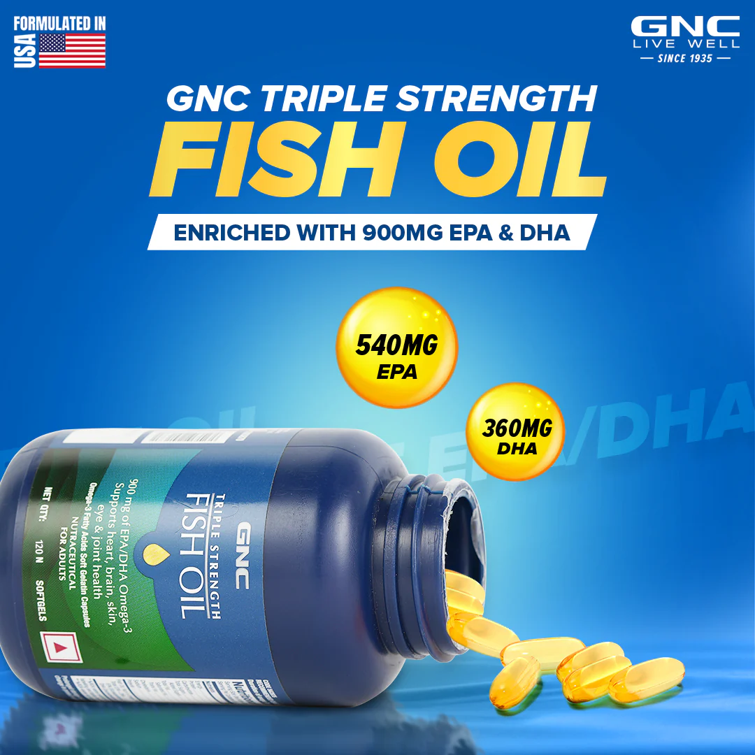 GNC Triple Strength Fish Oil - Image 7
